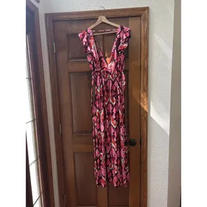 MAAJI Fortunata Maxi Dress in Pink Size Small thumbnail 7