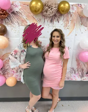 Light Pink Stretchy Dress Size M thumbnail 1