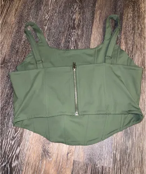 Corset Top Green Size XXL thumbnail 2