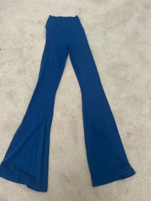 Aerie OFFLINE Blue Crossover Flare Leggings thumbnail 1