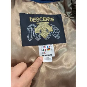 Descente Ski Jacket Womens Blue Vintage Insulated Bomber D7-9658 Size 10 thumbnail 4