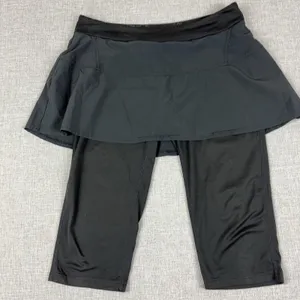 PrAna‎ Skort Womens M Black Athletic Pull On Pockets Built In Shorts Tagless thumbnail 1