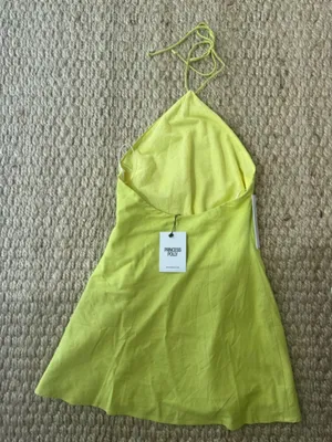 Princess Polly Green Halter Mini Dress thumbnail 2