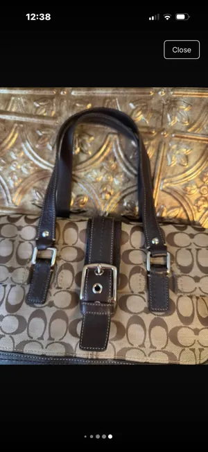 Vintage Coach Hampton Signature Y2K Bag thumbnail 12