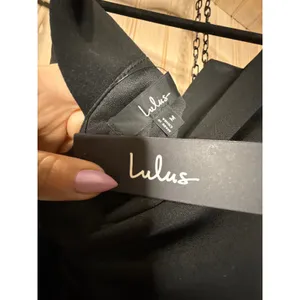 NWT Lulus Daring Elegance Black Sleeveless Mermaid Maxi Dress Holiday Party Sz M thumbnail 6