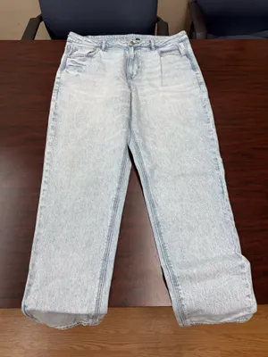 American Eagle Strigid Light Wash Mom Jeans Size 14 thumbnail 1