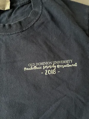 ODU 2018 Panhellenic Sorority Recruitment T-shirt thumbnail 2