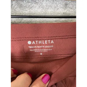 Athleta Trekkie North Jogger Pants Redwood Lightweight Hiking Travel Women's 0 thumbnail 5