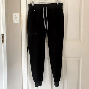 FIGS Jogger Style Technical Collection Scrub Pants in Black thumbnail 8