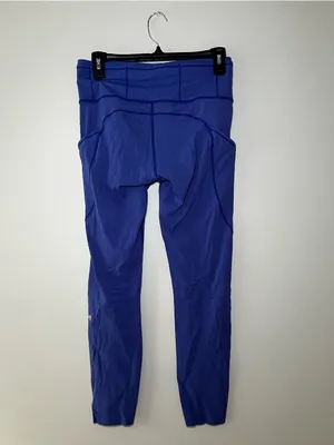 Lululemon Fast & Free Royal Blue Leggings thumbnail 8