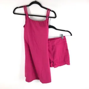 Halara Everyday Cloudful Double Straps Twisted 2-Piece Dress-Flipped Pink S thumbnail 4