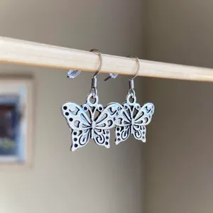Handmade simple butterfly earrings 🦋 thumbnail 2