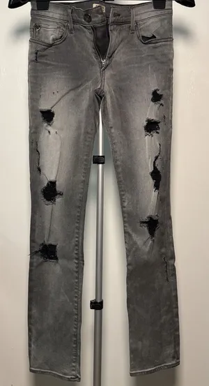 True Religion Women’s Jeans - “Victoria” Skinny Cigarette - Black - Size 27 thumbnail 1