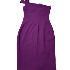 💜 Likely Packard One Shoulder Dress 💃 Plum Purple‎ Bodycon Midi NWT Size 4 ✨ thumbnail 4