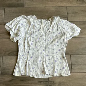 Loft floral blouse thumbnail 2