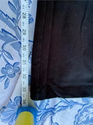 Vintage Victoria's Secret Foldover Yoga Leggings L Black/Gray High Rise Logo thumbnail 10