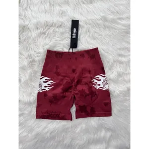 Civil Regime Blush Red Reaper Wash Kelly Seamless Shorts Size XS thumbnail 3