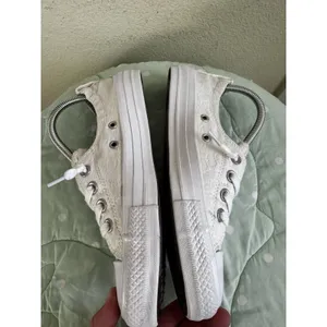 Converse All Star Shoreline Sneakers White Low Top Lace Up Textile Womens US 8 thumbnail 5