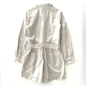 J. Crew Foundry Chino Short Coveralls Romper in Khaki Size 8 thumbnail 7