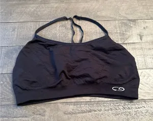 Champion‎ Women's Black Sports Bra Size Small 4-6 thumbnail 1