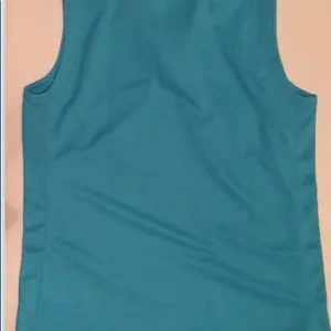 Womens LANDS END Sleeveless Active Wear T.Shirt Size X Small Turquoise NWOT thumbnail 2