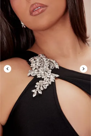 Lush Embellish Bandaged Maxi Dress thumbnail 4