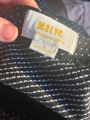 Maeve Anthropologie Polka Dot One-Shoulder Top thumbnail 2