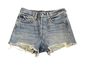 Levi 501 Button-Fly Denim Shorts Women’s Size 27 thumbnail 1