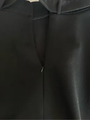 Zara Black Flowy Mini Skirt with Belt Size Medium thumbnail 7