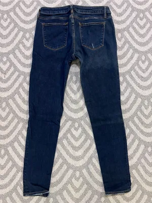 VIGOSS Women’s Jagger Distressed Classic Fit Skinny Blue Denim Jeans 28 thumbnail 4