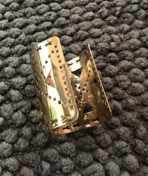 Gold Arm Wrist Bracelet Cuff Jewelry Accessory thumbnail 2