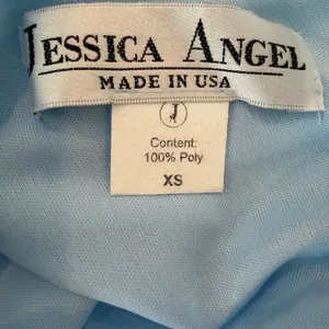 Jessica Angel Open Back Evening Gown Style 636 Sky Blue Size XS NWT thumbnail 4