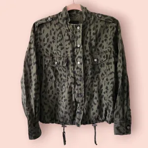 Rails Green Leopard Bomber Jacket thumbnail 6
