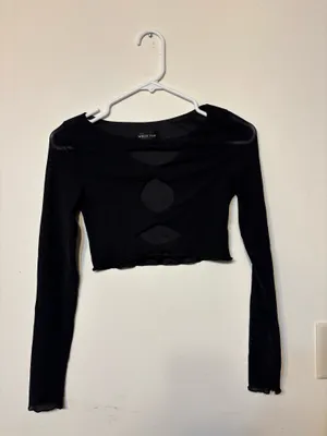 White Fox Boutique Real Things Long Sleeve Crop Top thumbnail 4