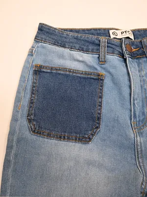 PTCL Ethical Clothing Women's 29 Two Tone Flare Jean thumbnail 6
