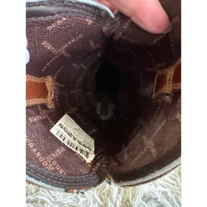 RARE Vintage Durango Cross‎ Brown Leather Rhinestone Cross Western Boots Women 6 thumbnail 5