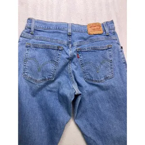 Levi 550 Jeans Womens‎ 10L Blue Relaxed Boot Cut Stretch Denim Pants thumbnail 9
