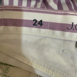 J Crew Everyday Wide Leg Ankle Jeans Womens 24 Purple Striped High Rise New thumbnail 7