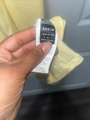 SHEIN Pale Yellow One-Shoulder Slip Midi Dress thumbnail 3