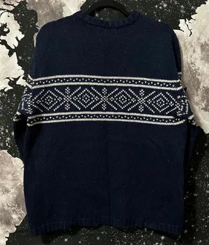 Aeropostale Geometric Nordic Fair Isle Knit Sweater thumbnail 5
