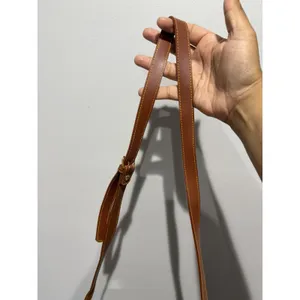 Dooney & Bourke Vintage Brown Shoulder Bag Gold Hardware Buckle Women 9.5x6.5" L thumbnail 8