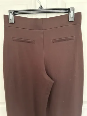 Quince Ultra-Stretch Ponte Wide Leg Pants Espresso Brown Size S thumbnail 11