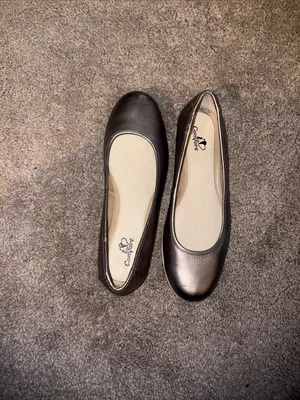 Comfort Annabelle leather Metallic Ballet Flats - Women's Slip-On size 8.5 thumbnail 7
