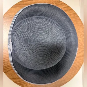 Lands’ End Women’s Facesaver Navy Sunhat READ Description !!! thumbnail 12