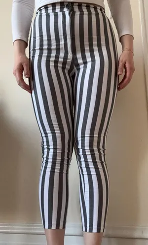 Urban Outfitters Striped Ankle Pants thumbnail 1
