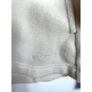 Patagonia Synchilla Womens‎ Fleece Jacket Cream National Geographic Logo Size L thumbnail 4