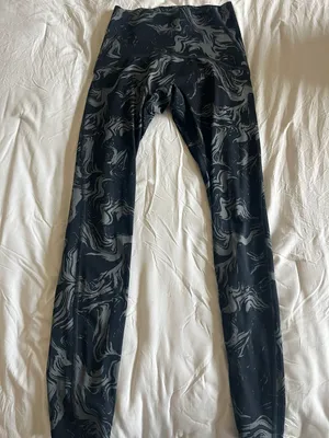 Gymshark Power High Rise Leggings - Black Print thumbnail 2
