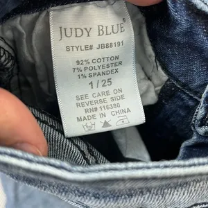 Judy Blue Relaxed Fit Frayed Hem Skinny Jeans Size 1 /‎ 25 thumbnail 4