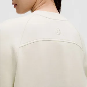 NWT Lululemon Women’s Scuba Oversized Pullover Wordmark in Bone XL/XXL thumbnail 3
