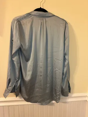 white house black market blue top NWT thumbnail 7